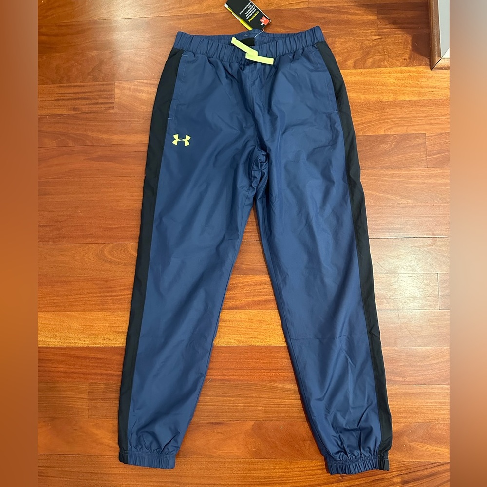 NWT Under Armour Storm Water Repellent Mesh Lined Pants YXL boy 16y